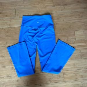 Lululemon align high rise-mini flared pant extra short size 6 periwinkle color